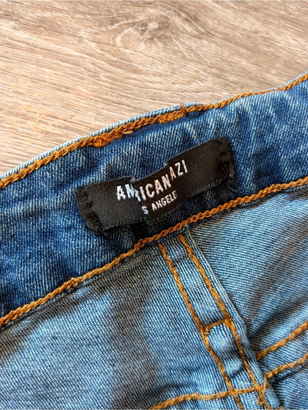 American Bazi wide leg cargo denim jeans - Picture 4 of 5